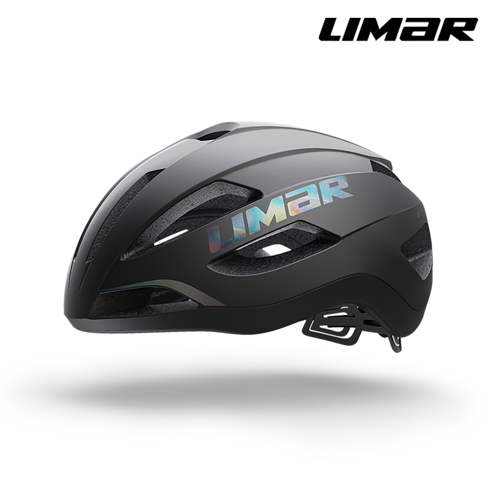 LIMAR 自行車用防護頭盔 AIR MASTER / 消光黑-虹彩標