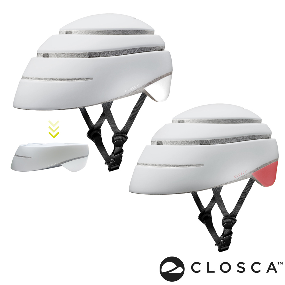 西班牙CLOSCA克羅斯卡 LOOP 單車/滑板/滑板車/電動車用折疊安全帽-M（頭圍56~58cm）