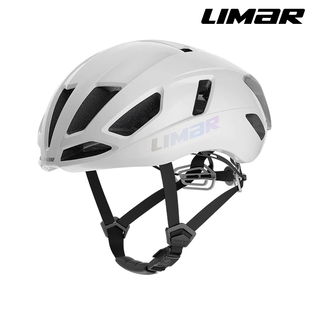 LIMAR 自行車用防護頭盔 AIR ATLAS (23) / 消光白-虹彩標 (L)