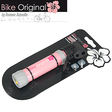 Bike Original 高效+省力 雙功能雙汽缸合金打氣筒 (粉紅)