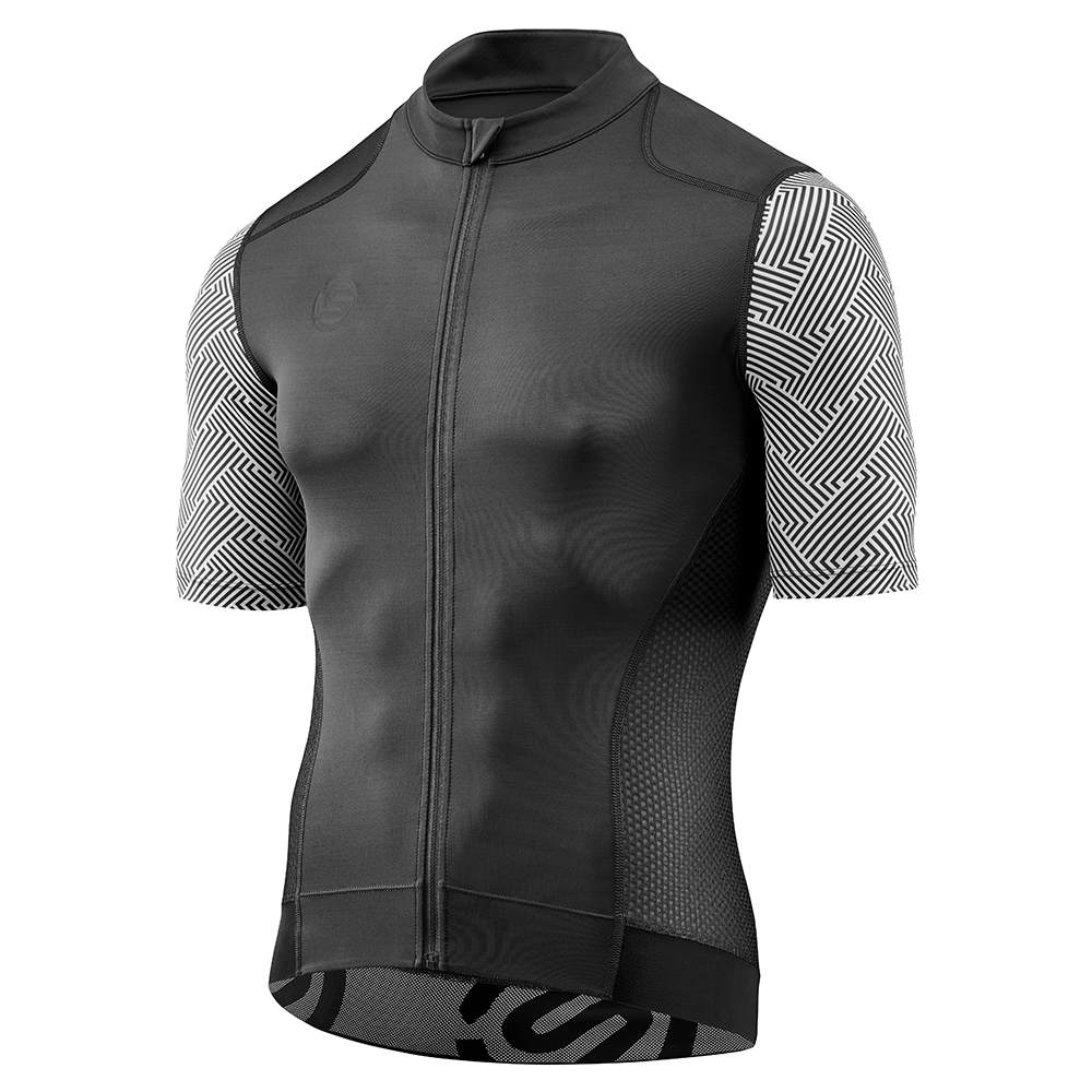 澳洲SKINS 選手級 男壓縮自行車衣 Elite 石墨