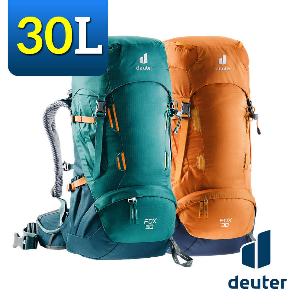《Deuter》3611121 拔熱登山背包 30L+4L FOX