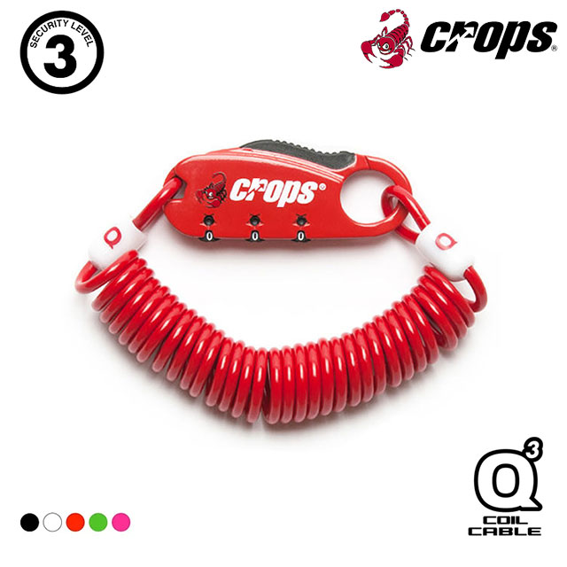 CROPS Q3多用途密碼鎖CP-SPD08 紅色