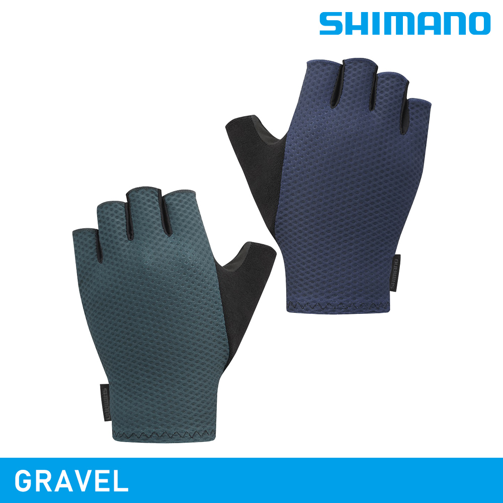 SHIMANO GRAVEL 手套 / 橄欖綠-丹寧藍