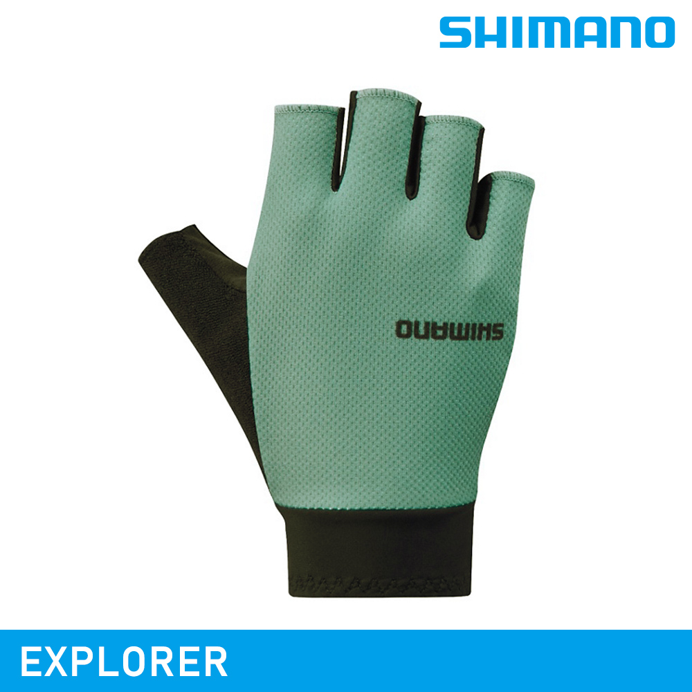 SHIMANO EXPLORER 女用手套 / 藍綠色
