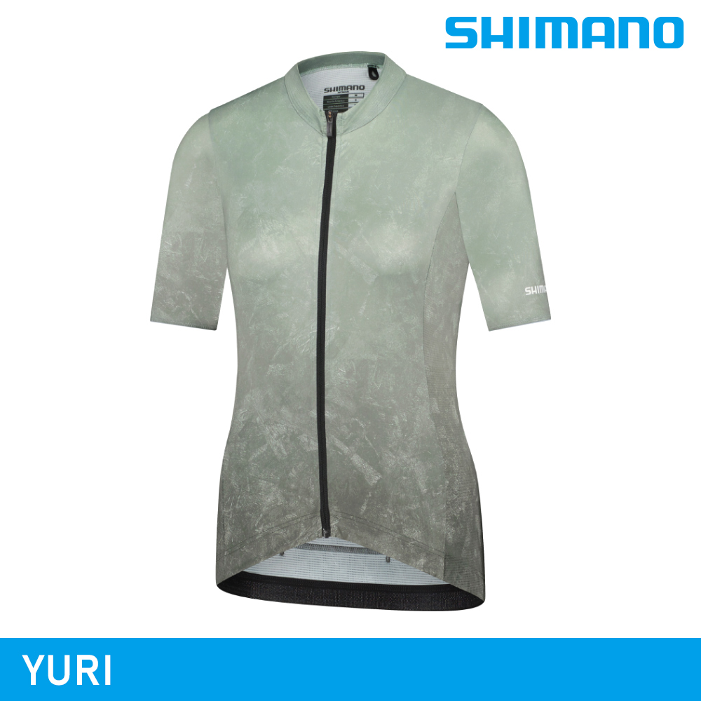 SHIMANO YURI 女性短袖車衣 / 青苔綠色