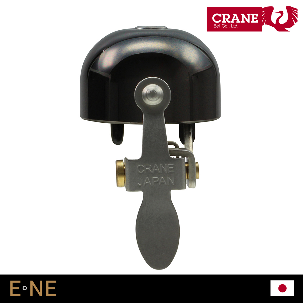 Crane Bell E-Ne 自行車鈴鐺 CR-ENE-NBK / 黑色Neo Black