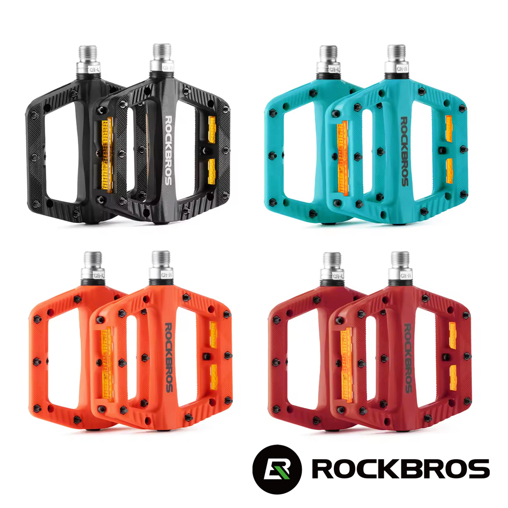 《ROCKBROS洛克兄弟》自行車寬型輕量踏板