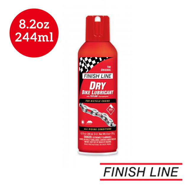 《Finish Line》Teflon Plus Dry 乾性潤滑劑 8.2oz/244ml 噴射頭
