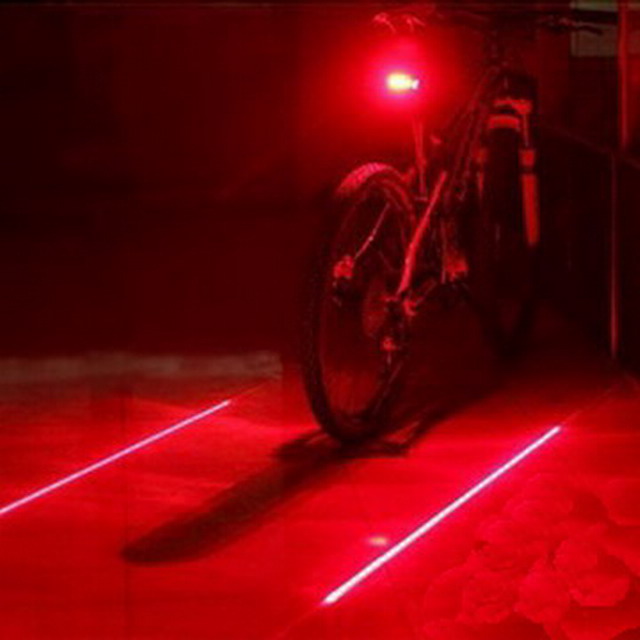 自行車 7段閃光平行鐳射炫酷尾燈