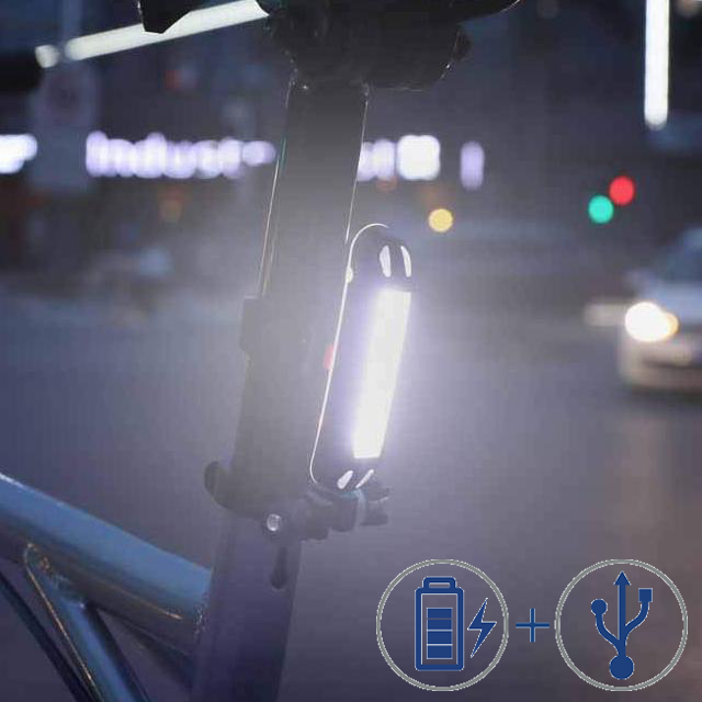 MACHFALLY 高效能充電式自行車警示燈 (白光)