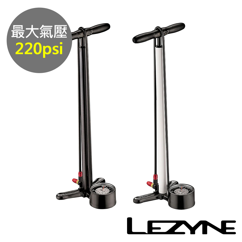 《LEZYNE》立地式打氣筒 220psi 美法嘴兩用 CLASSIC FLOOR DRIVE 3.5+