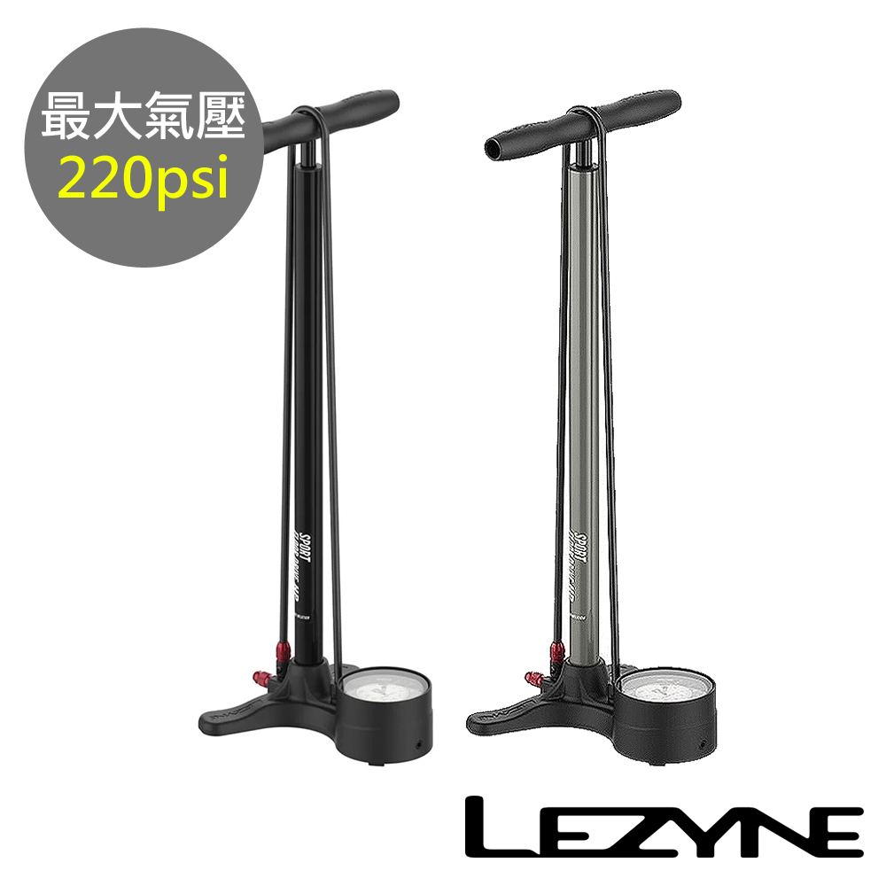 《LEZYNE》運動立地式打氣筒 220psi 美法嘴兩用 SPORT FLOOR DRIVE 3.5