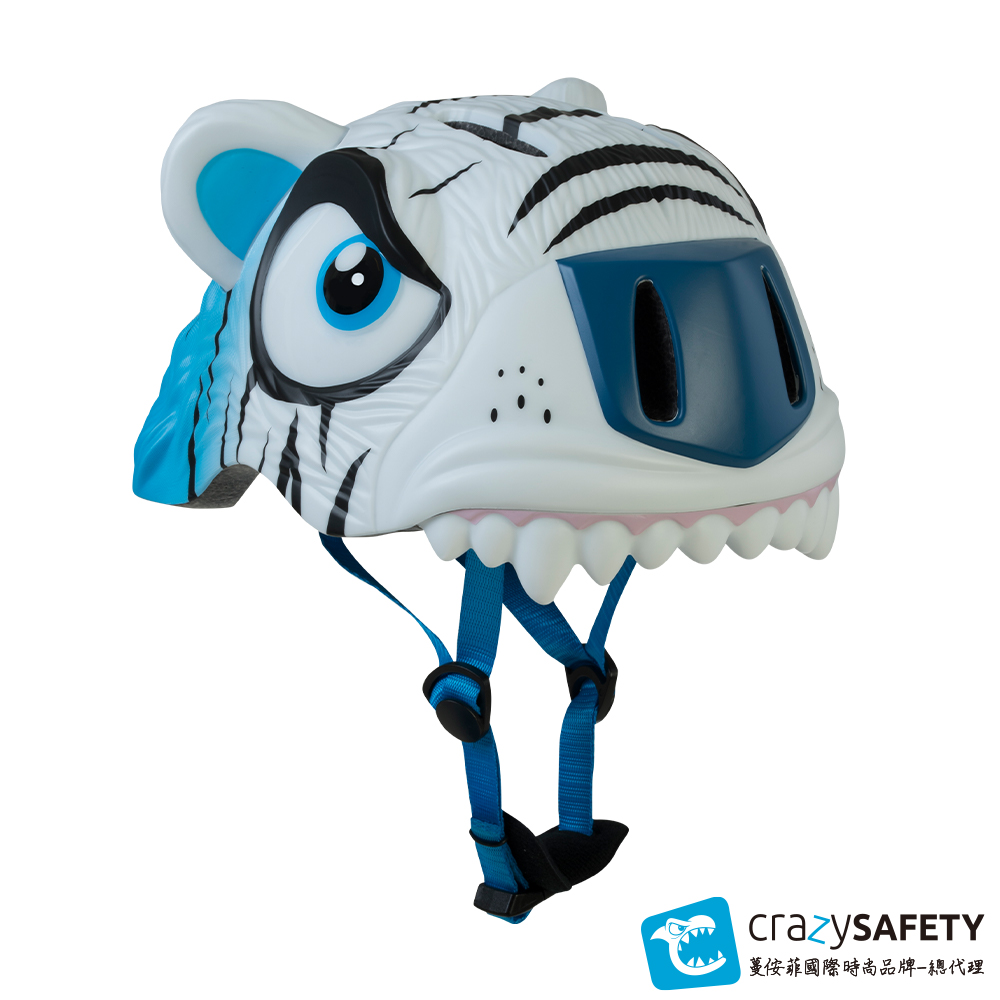 北歐丹麥crazysafety品牌/3D安全帽/老虎帽/學步帽/親子車/平衡車/學步車/自行車/直排輪/滑板/攀巖