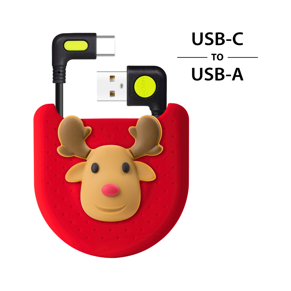 Bone / L型轉角線充電收納組 - USB-C