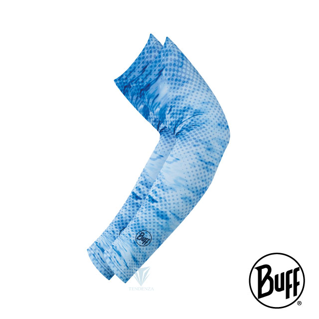 [BUFF BF122814 透氣快乾抗UV袖套 - 迴遊藍