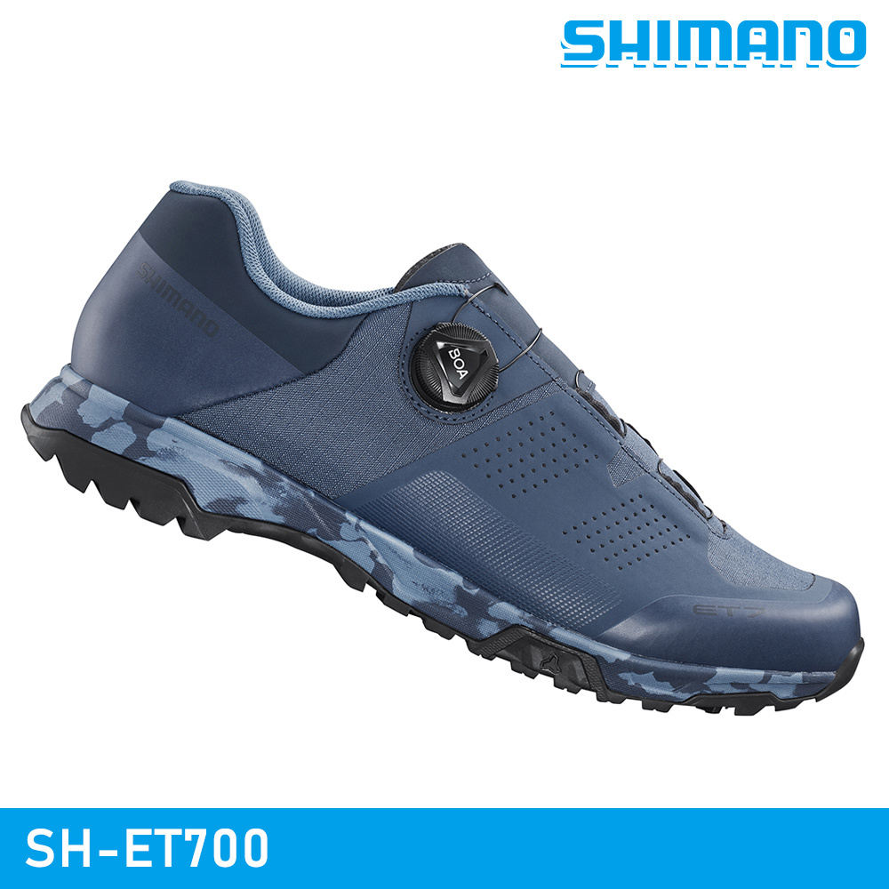 SHIMANO SH-ET700 自行車硬底鞋 / 藍色