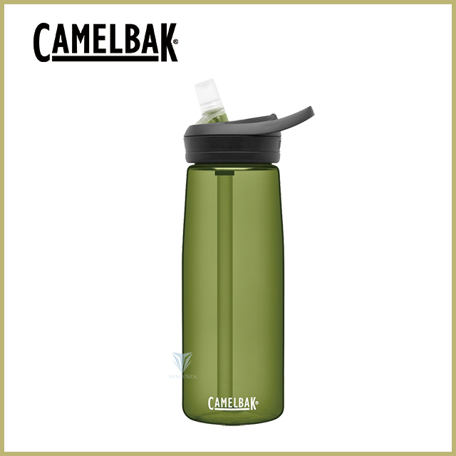 [CamelBak 750ml eddy+多水吸管水瓶 橄欖綠