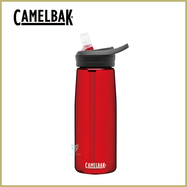 [CamelBak 750ml eddy+多水吸管水瓶 石榴紅