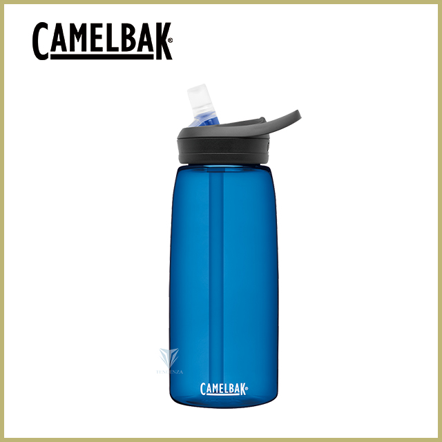 [CamelBak 1000ml eddy+多水吸管水瓶 牛津藍