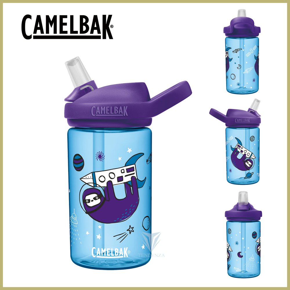 [CamelBak 400ml eddy+ kids兒童吸管運動水瓶-太空樹懶
