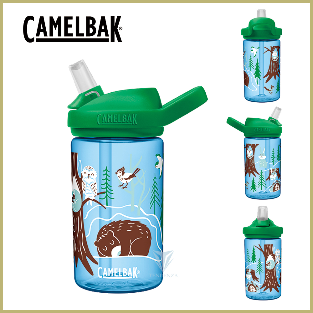 [CamelBak 400ml eddy+ kids兒童吸管運動水瓶-冬眠動物