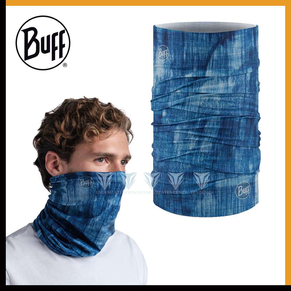 [BUFF BF126375 經典頭巾 Plus-殞落塵藍