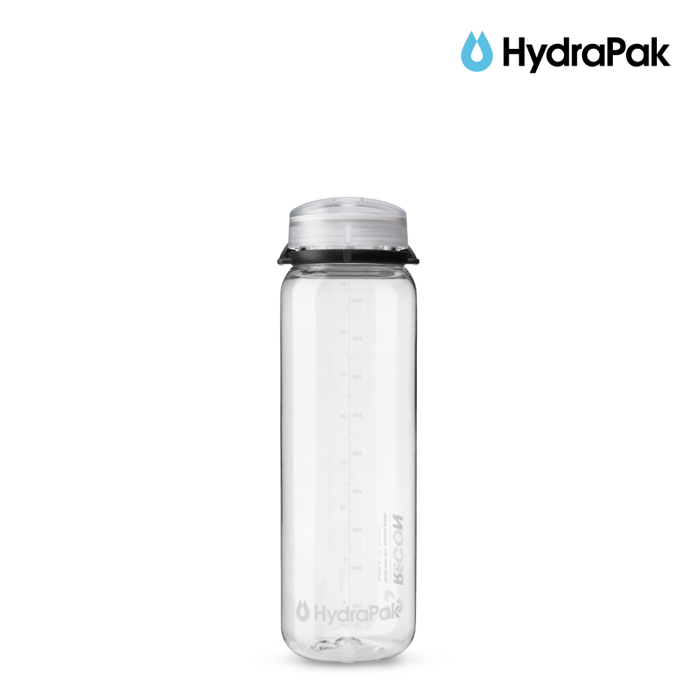 HydraPak Recon 1L 寬口水瓶 / 黑白