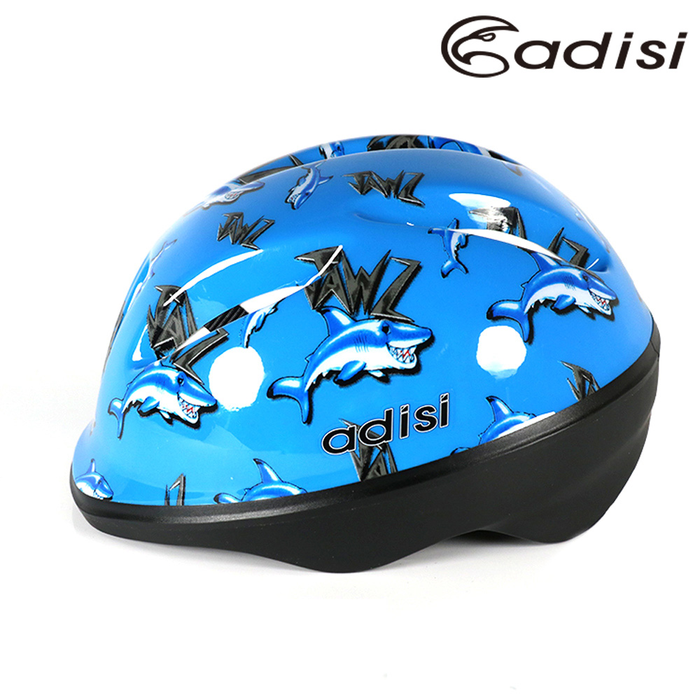 ADISI 兒童自行車帽 CS-2700 藍鯊魚