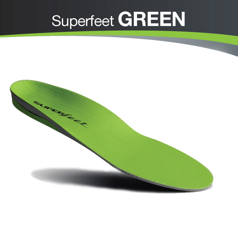 【美國SUPERfeet】健康超級鞋墊-綠色E
