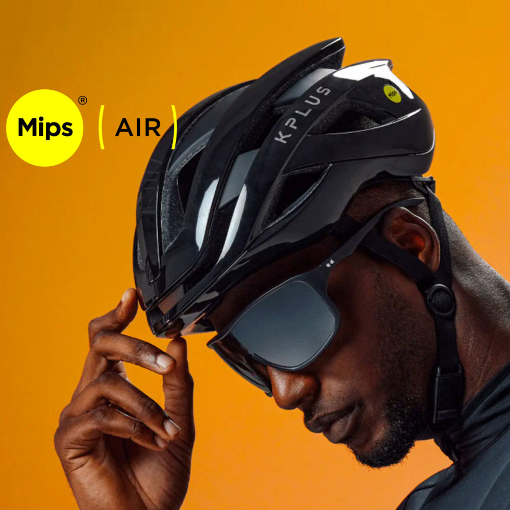 KPLUS 單車安全帽S系列公路競速Mips Air系統ALPHA Helmet-金屬黑