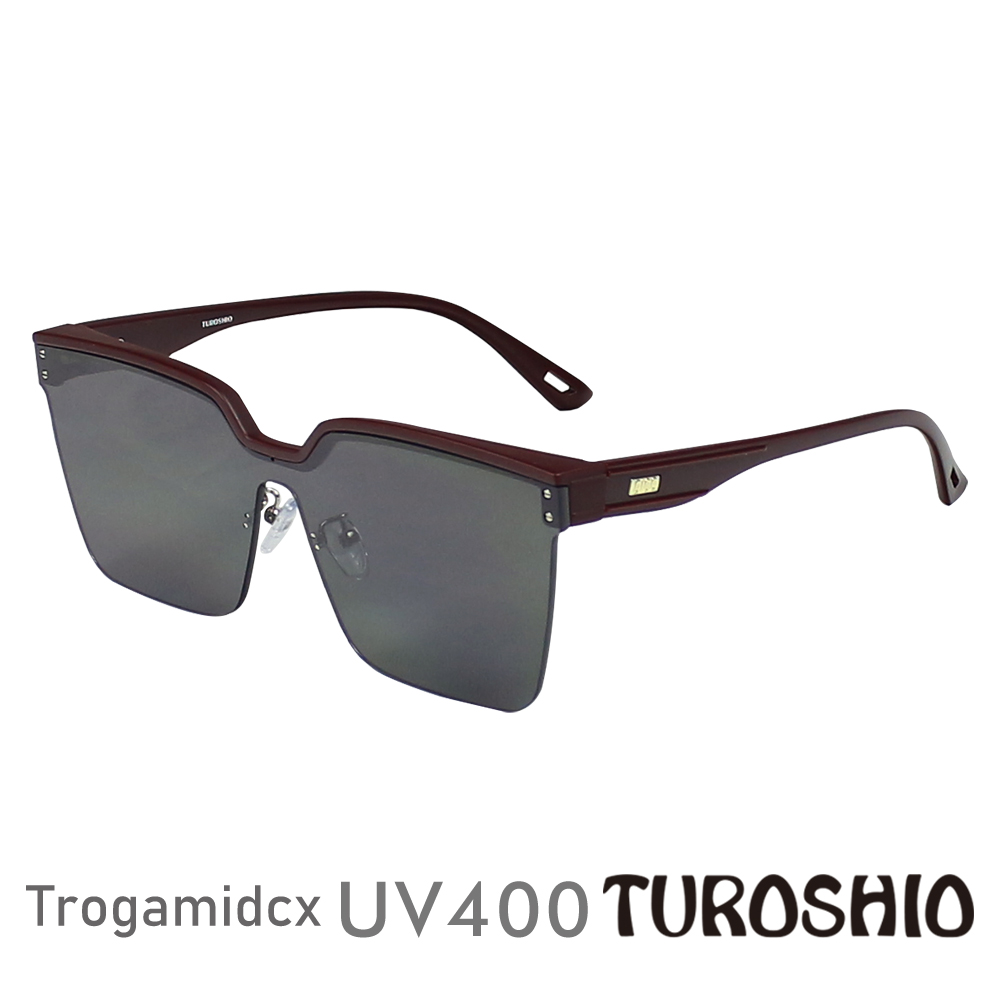 Turoshio太空尼龍太陽眼鏡 未來影廳新潮半框 馬丁紅 2362 C4