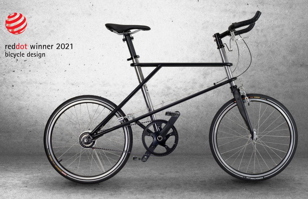 CVM™ GA8 碳纖皮帶小徑車/單車/腳踏車（經典款)/2021紅點設計大獎