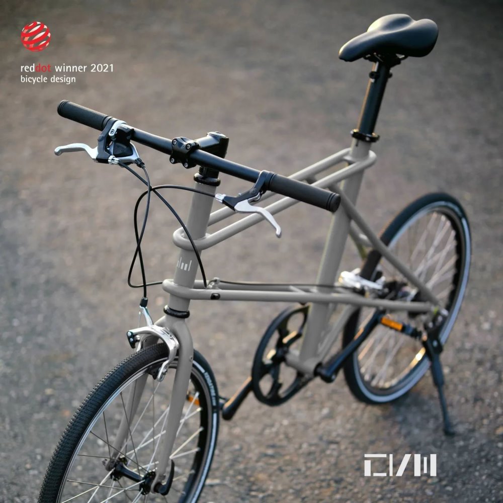 CVM™ DN3 碳纖皮帶小徑車/單車/腳踏車(入門款)/2021紅點設計大獎