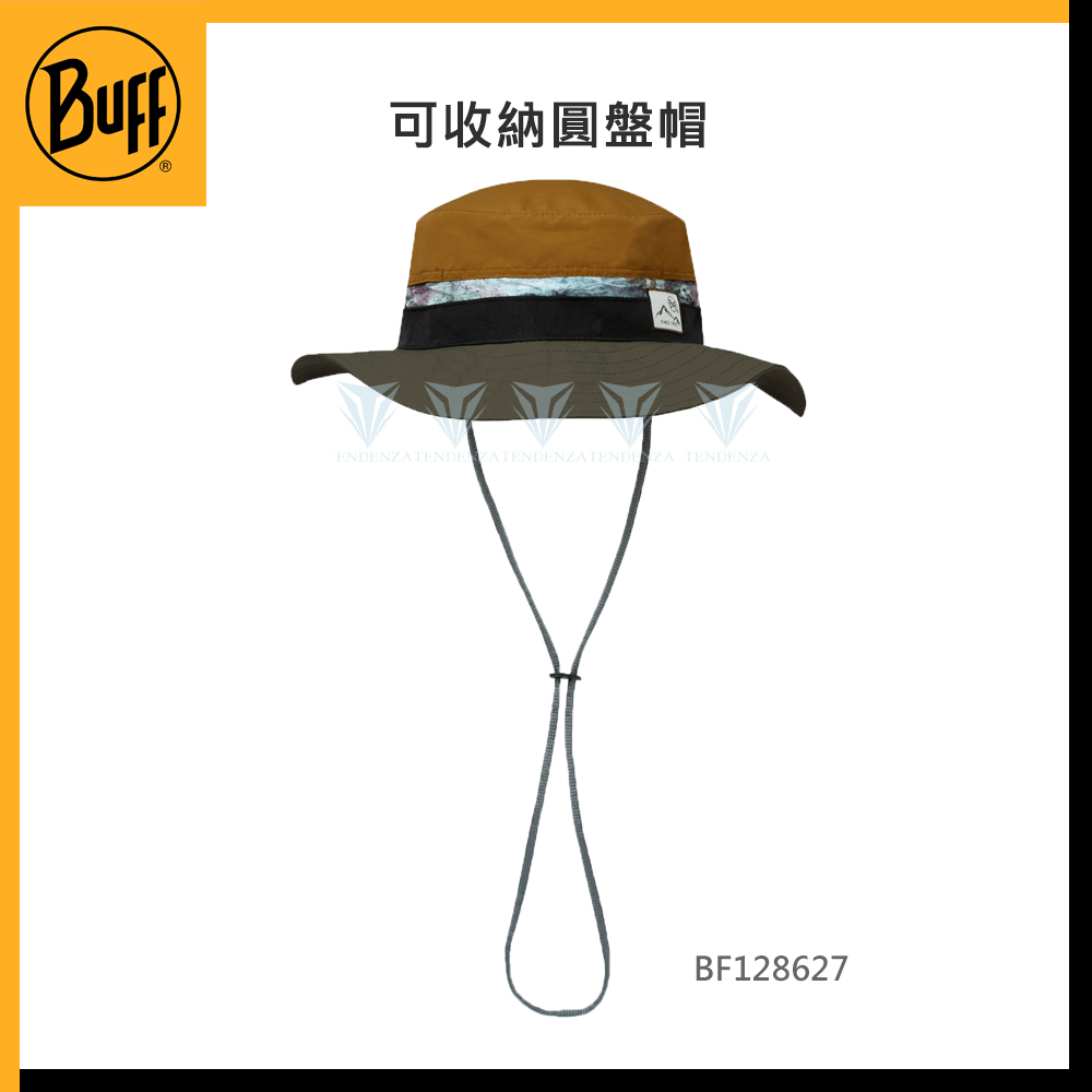 BUFF BF128627 可收納圓盤帽-金黃草原