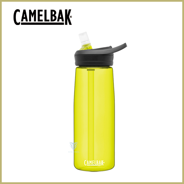 CamelBak 750ml eddy+多水吸管水瓶 黃金檸檬