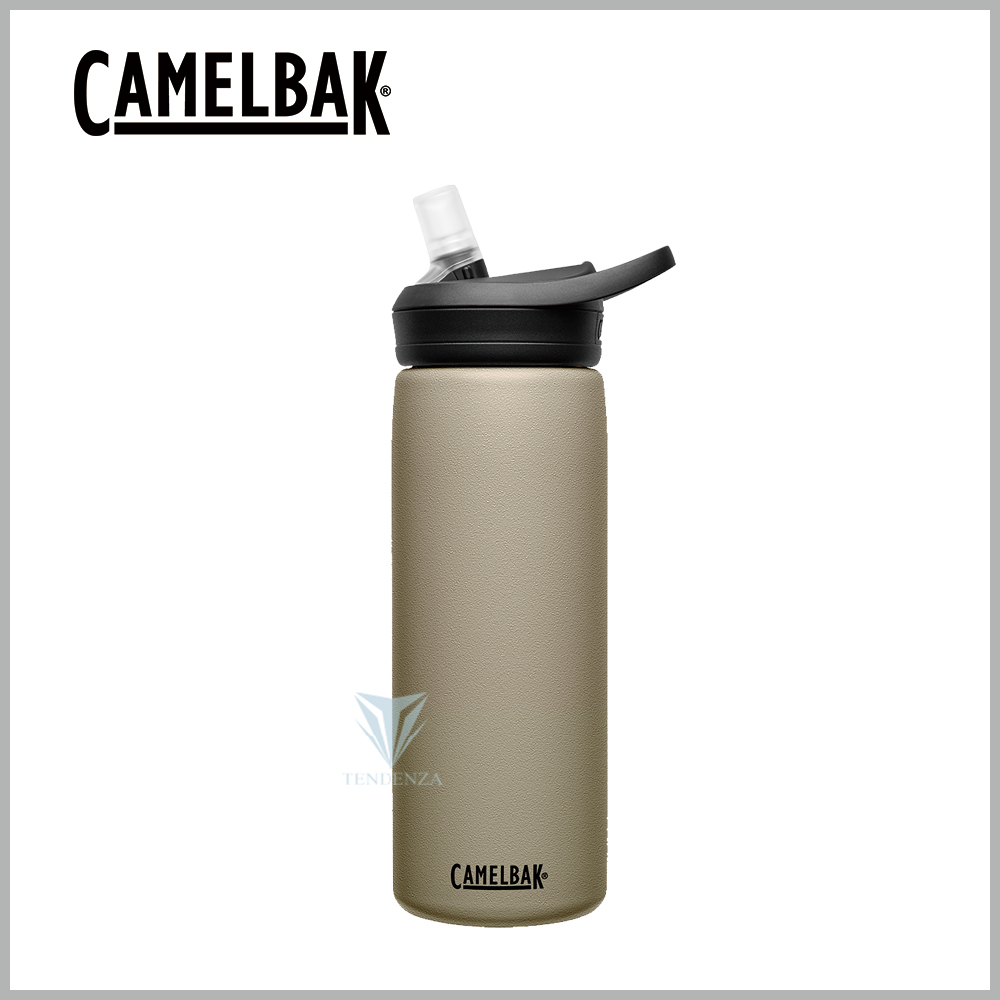 CamelBak 600ml eddy+多水吸管保冰/溫水瓶 淺沙漠