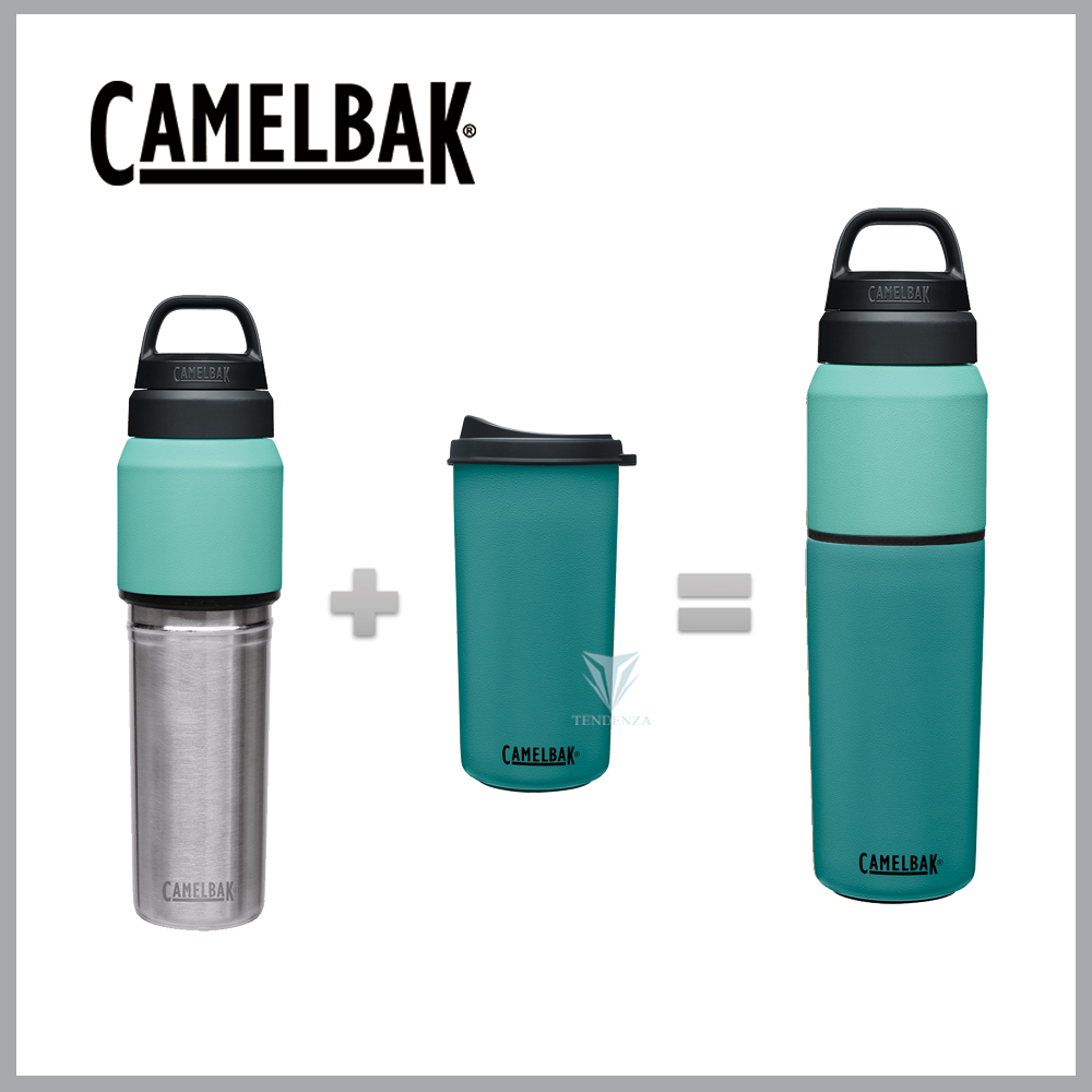 CamelBak 500ml MultiBev 二合一不鏽鋼隨行保溫瓶(保冰)-地中海藍