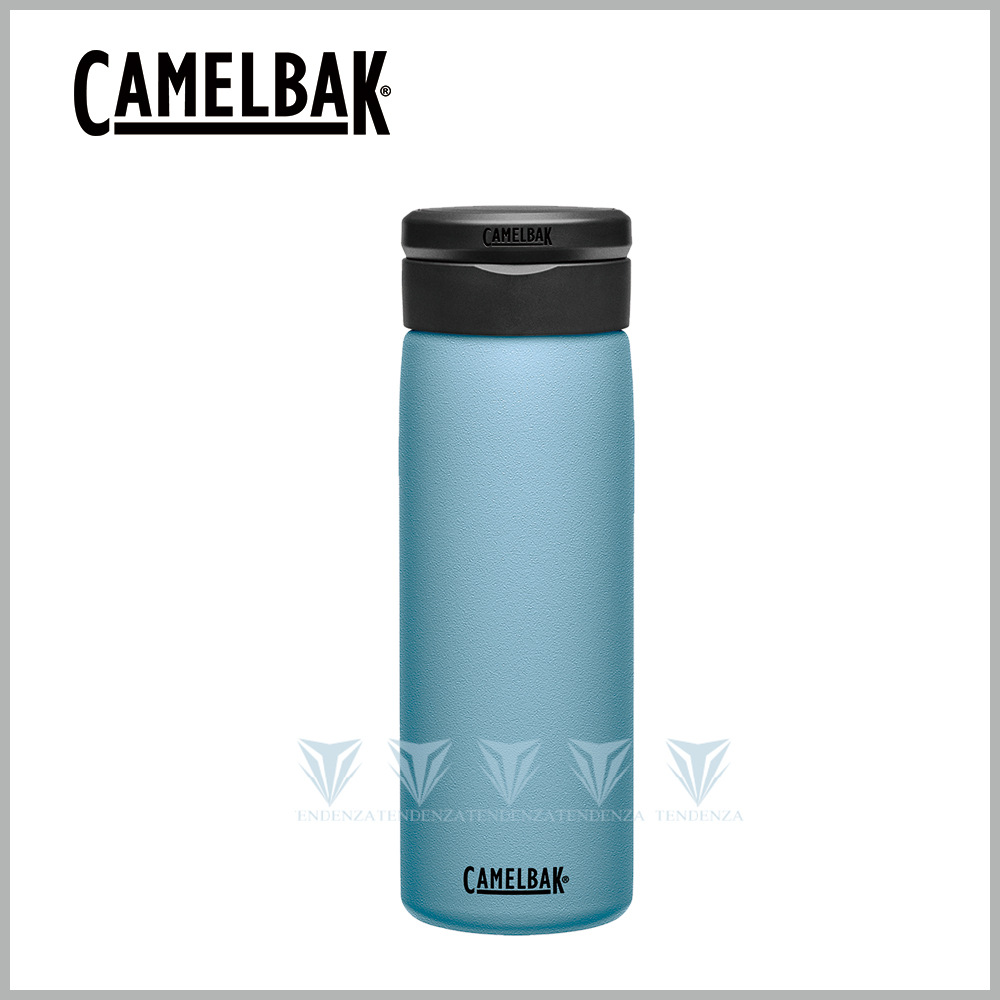 CamelBak 600ml Fit Cap完美不鏽鋼保溫瓶(保冰) 灰藍