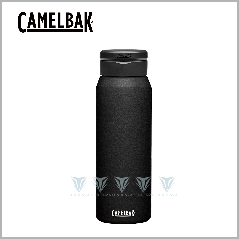 CamelBak 1000ml Fit Cap完美不鏽鋼保溫瓶(保冰) 濃黑