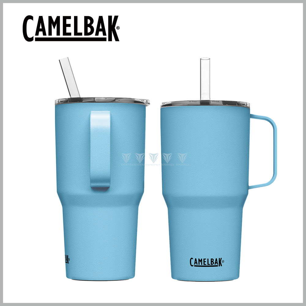 CamelBak 710ml Straw Mug 雙層不鏽鋼吸管馬克杯(保冰) 北歐藍