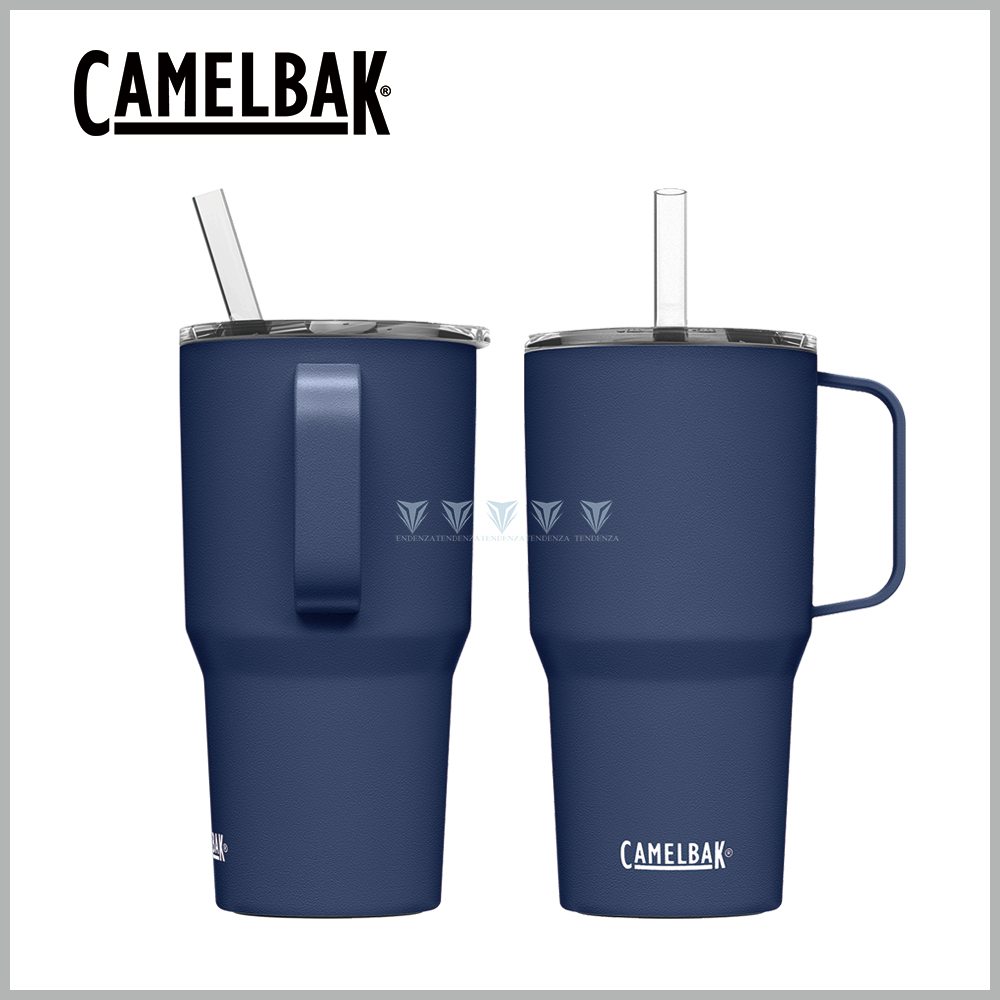 CamelBak 710ml Straw Mug 雙層不鏽鋼吸管馬克杯(保冰) 海軍藍