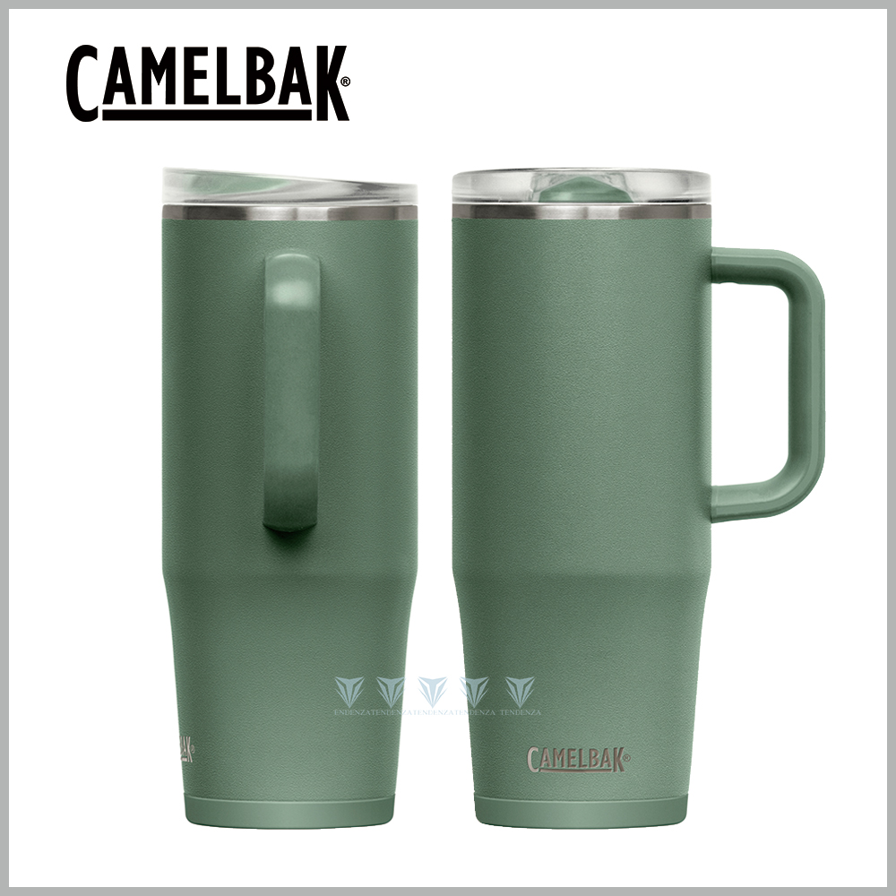 CamelBak 1000ml Thrive Mug 防漏不鏽鋼日用保溫馬克杯(保冰) 灰綠