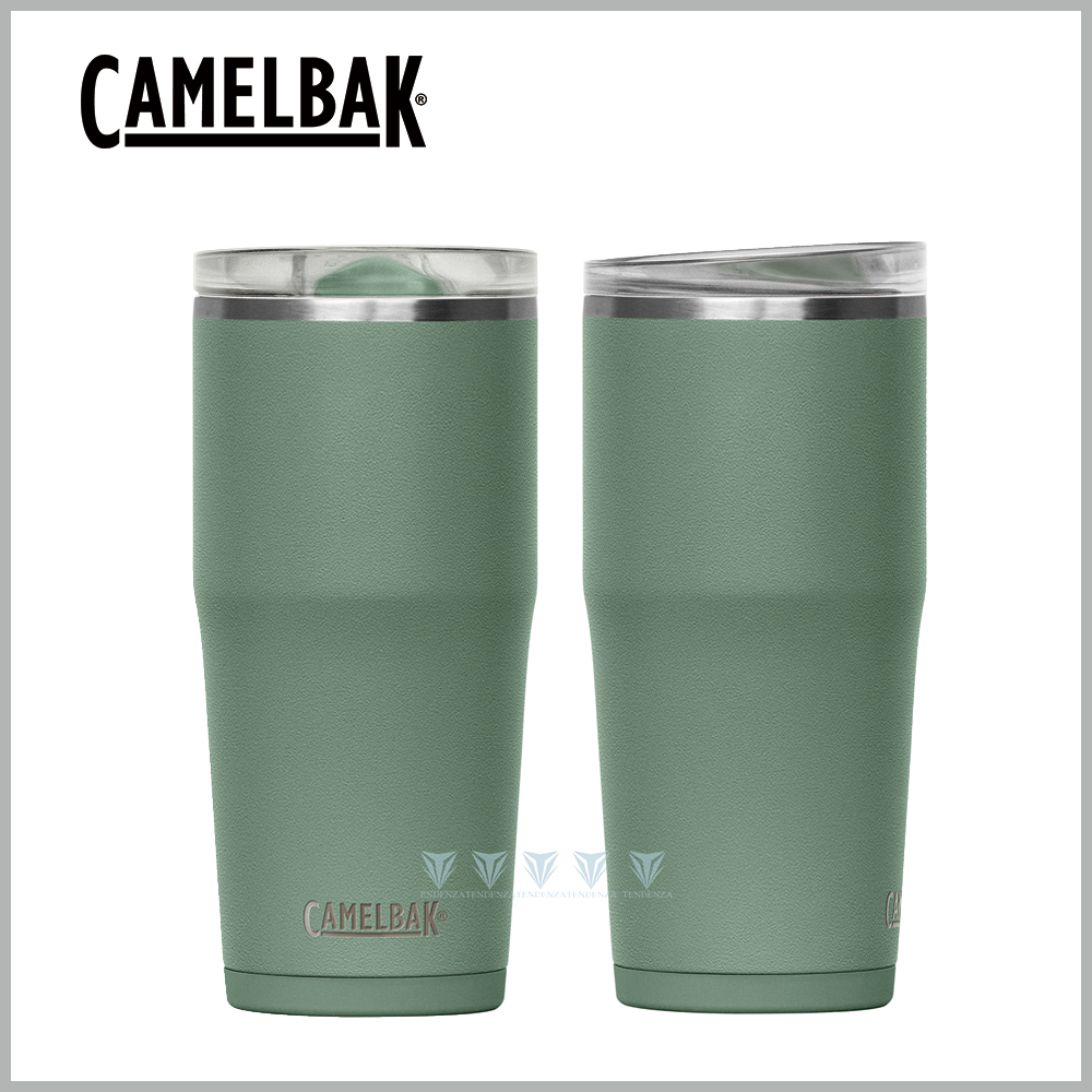 CamelBak 600ml Thrive Tumbler 防漏不鏽鋼雙層真空保溫杯(保冰) 灰綠