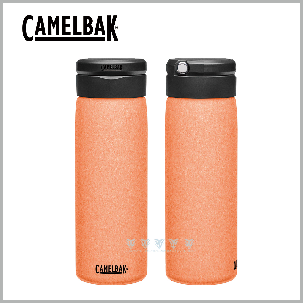 CamelBak 600ml Fit Cap完美不鏽鋼保溫瓶(保冰) 日出橘