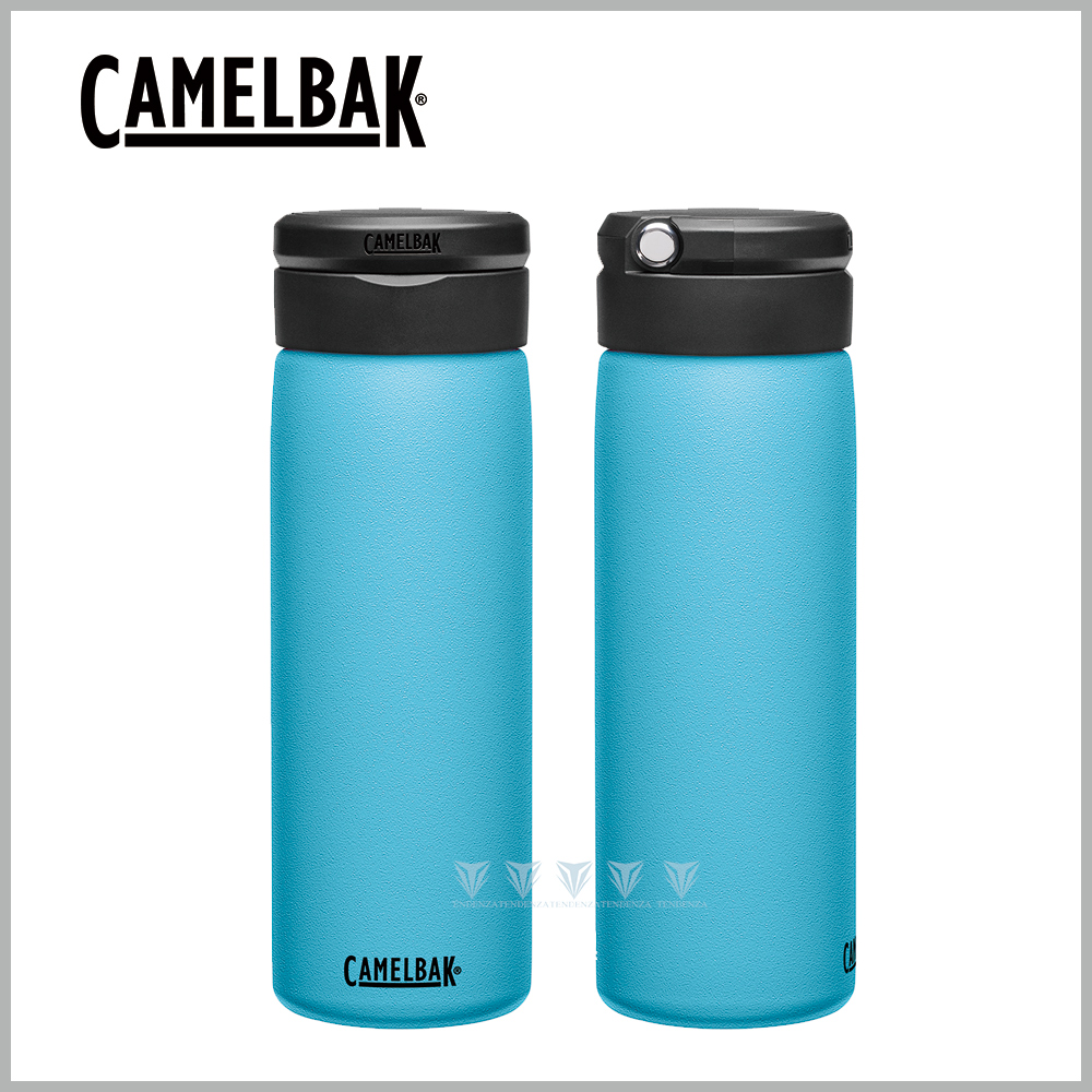 CamelBak 600ml Fit Cap完美不鏽鋼保溫瓶(保冰) 北歐藍