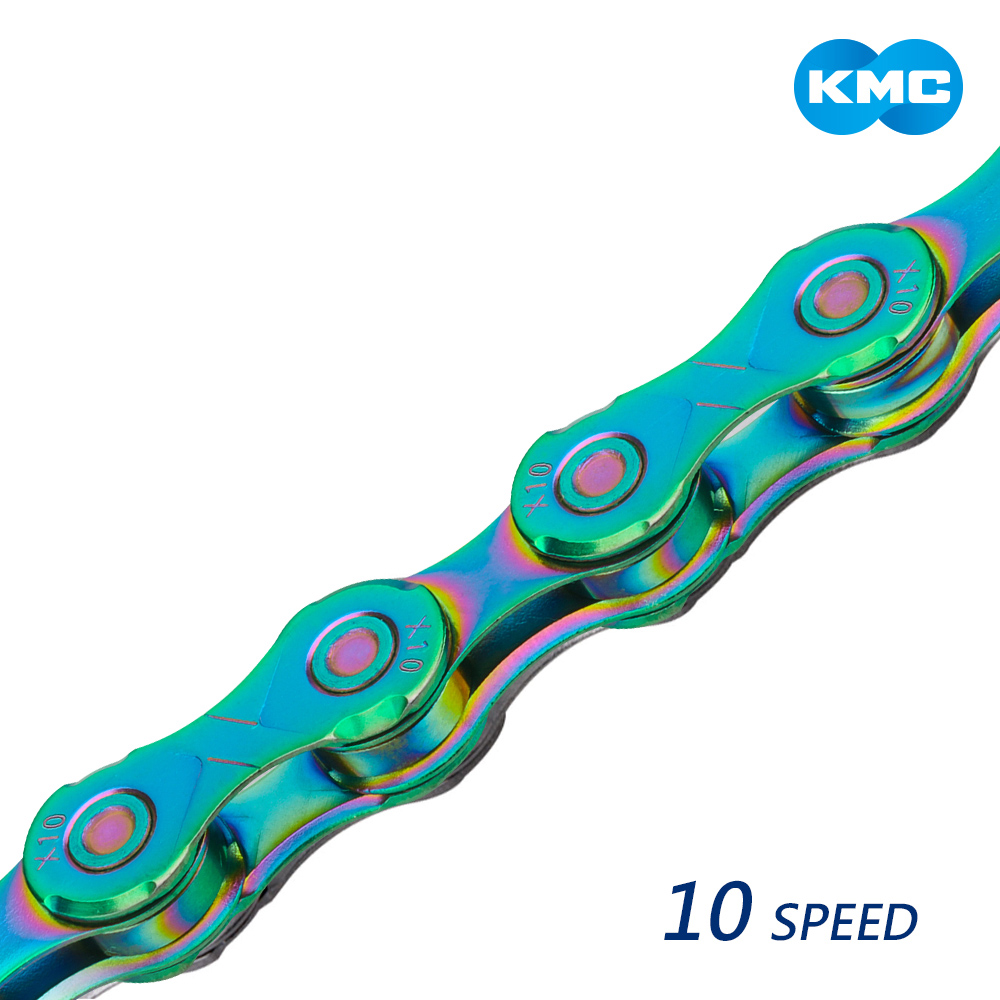 【KMC鏈條】 10速 X2.0 116目 極光綠