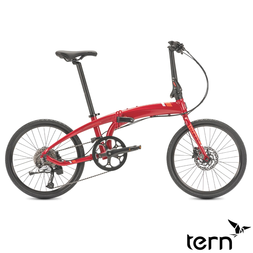 Tern Verge D9 20吋451輪組9速1x傳動系統鋁合金折疊單車-金屬紅