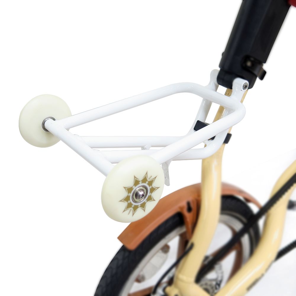 STRiDA三角形單車專用可推行易行輪鋁合金後貨架-共2色