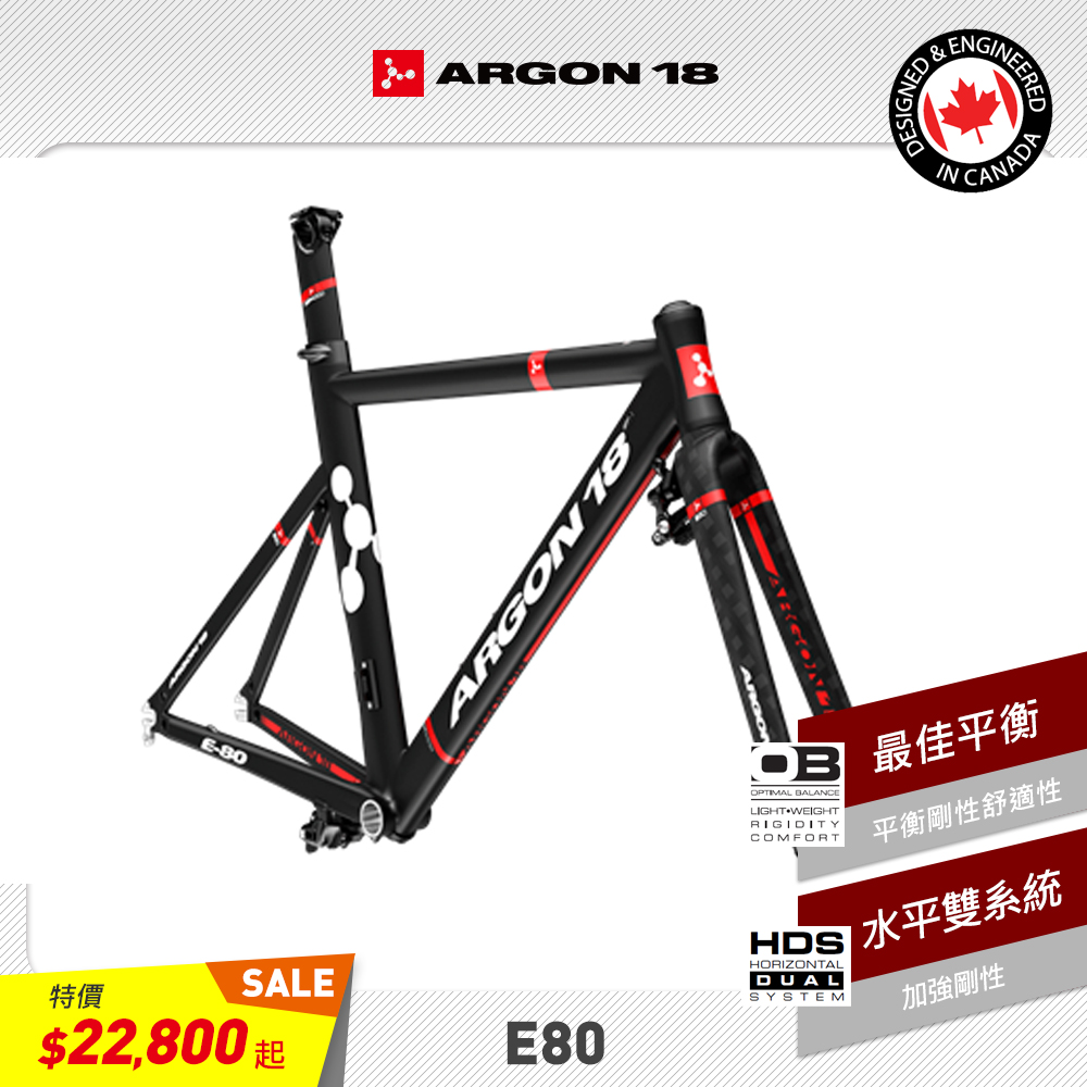 【ARGON18】全新精選車架 國民三鐵車E-80 碳纖三鐵TT